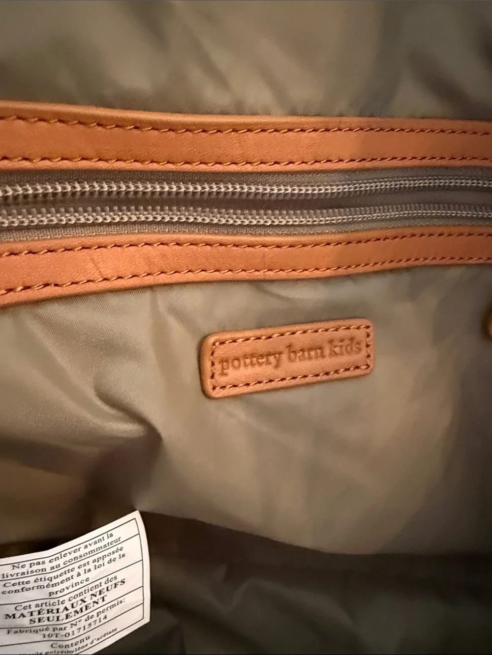 Pottery Barn Kids versatile taupe